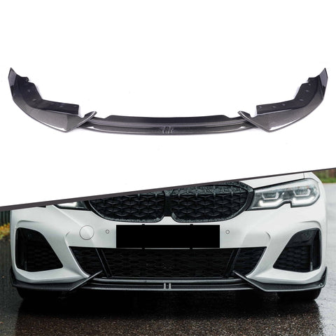 AD Style Carbon Fiber Front Lip for BMW G20