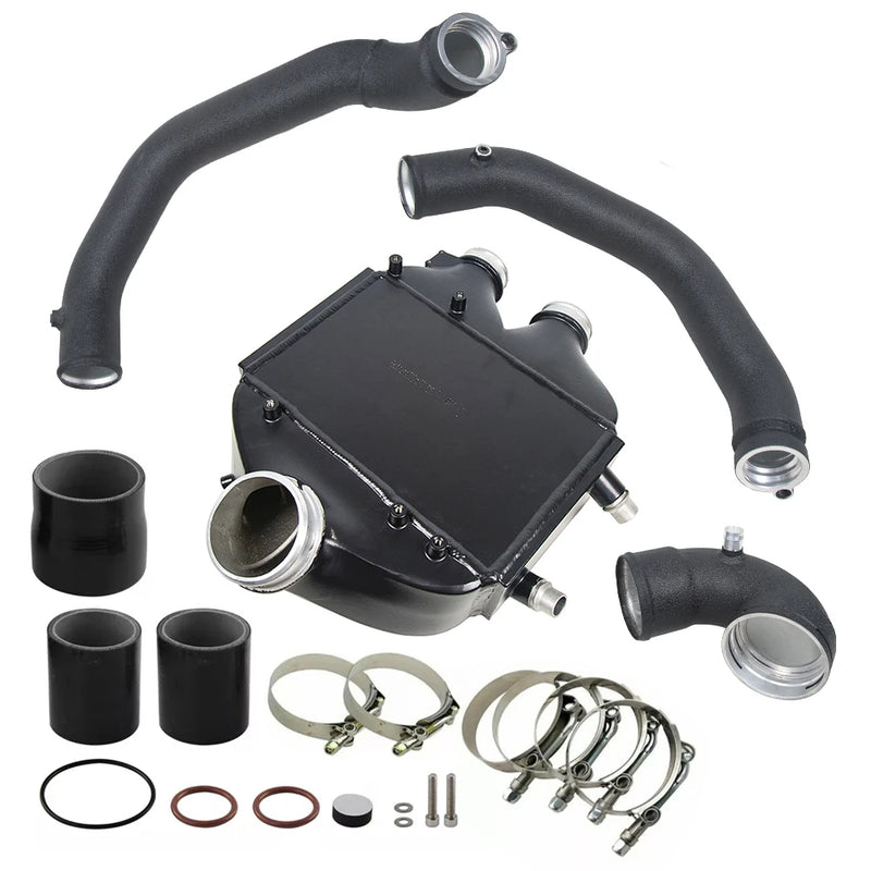 Top Mount Intercooler Kit W/ Charge Pipes for BMW 15-20 M2 M3 F80 M4 F82 F83 S55