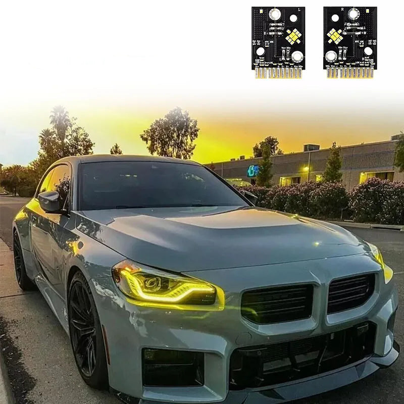 Yellow DRL LED Board for BMW G87 M2 G42 230 M240i 22-UP